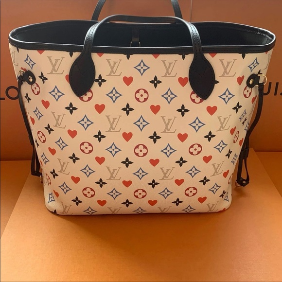 RARE🎈Mint condition Louis Vuitton Neverfull MM White - Picture 4 of 14